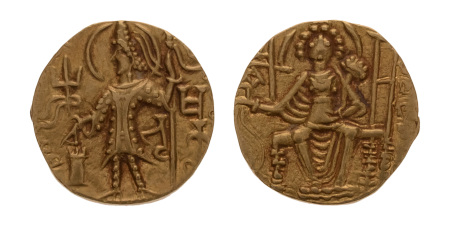 Kushanas, Shaka, c. mid-4th century, AV dinar, 7.85 g. 