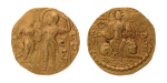 Gupta Empire, Chandragupta I, c. 319-335, AV dinar, 7.69 g. King Queen.