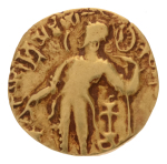 Gupta Empire, Samudragupta (or Kachagupta), Chakra, 7.52 g. AV dinar