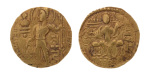 Gupta Empire, Samudragupta, c. 335-375, AV dinar, 7.31 g. Javelin.