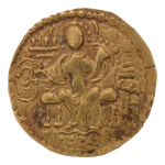 Gupta Empire, Samudragupta, c. 335-375, AV dinar, 7.31 g. Javelin.