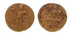 Gupta Empire, Samudragupta, c. 335-375, AV dinar, 7.60 g. Javelin