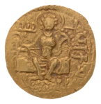 Gupta Empire, Samudragupta, c. 335-375, AV dinar, 7.66 g. Javelin.