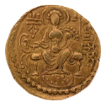 Gupta Empire, Samudragupta, c. 335-375, AV dinar, 7.69 g. Javelin.