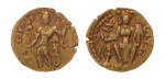 Gupta Empire, Samudragupta, c. 335-375, AV dinar, 7.75 g. Javelin.