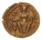 Gupta Empire, Samudragupta, c. 335-375, AV dinar, 7.75 g. Javelin.