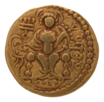 Gupta Empire, Samudragupta, c. 335-375, AV dinar, 7.75 g. Javelin.