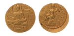Gupta Empire, Samudragupta, c. 335-375, AV dinar, 7.69. Lyrist.