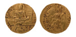 Gupta Empire, Samudragupta, c. 335-375, AV dinar, 7.68. Lyrist.