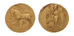 Gupta Empire, Samudragupta, c. 335-375, AV dinar 7.58 g. Asvamedha.