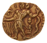 Gupta Empire, Chandragupta II, c. 380-413, AV dinar, 7.89 g. Archer.