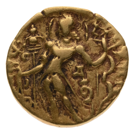 Gupta Empire, Chandragupta II, c. 380-413, AV dinar, 7.73 g. Archer.