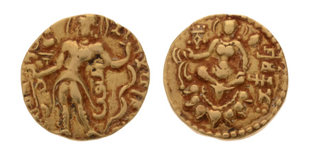 Gupta Empire, Chandragupta II, c. 380-413, AV dinar, 7.72 g. Archer.