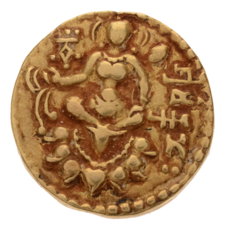 Gupta Empire, Chandragupta II, c. 380-413, AV dinar, 7.72 g. Archer.