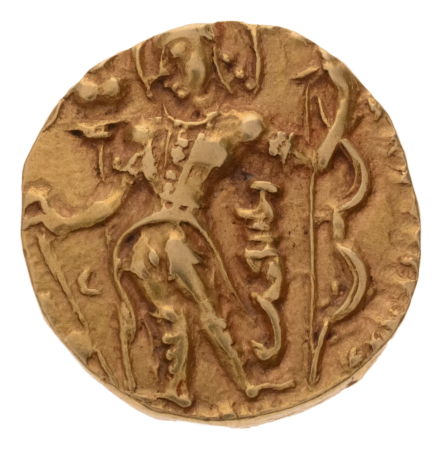 Gupta Empire, Chandragupta II, c. 380-413, AV dinar 7.83 g. Archer.
