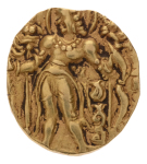 Gupta Empire, Chandragupta II, c. 380-413, AV dinar, 8.07 g. Archer.