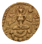 Gupta Empire, Chandragupta II, c. 380-413, AV dinar, 7.85 g. Archer.