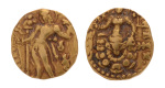 Gupta Empire, Chandragupta II, c. 380-413, AV dinar, 8.01 g. Archer.