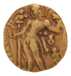 Gupta Empire, Chandragupta II, c. 380-413, AV dinar, 8.01 g. Archer.