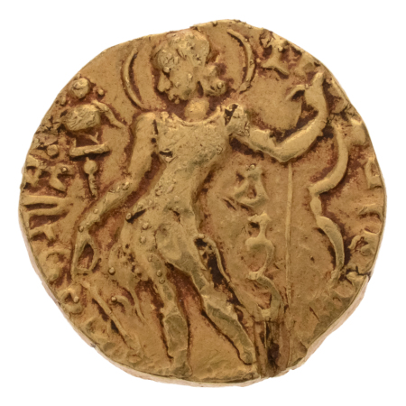 Gupta Empire, Chandragupta II, c. 380-413, AV dinar, 7.79 g. Archer.