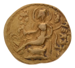 Gupta Empire, Chandragupta II, c. 380-413, AV dinar, 7.32. Horseman.
