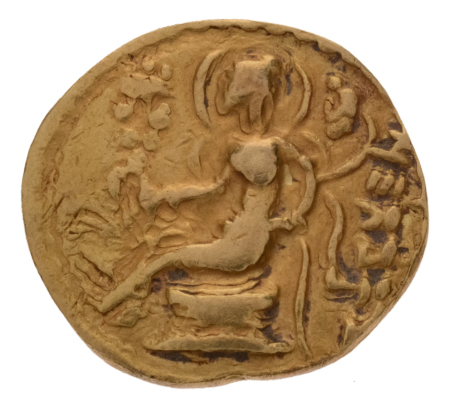 Gupta Empire, Chandragupta II, c. 380-413, AV dinar, 7.32. Horseman.