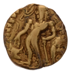 Gupta Empire, Chandragupta II, c. 380-413, AV dinar, 7.74 g. Chhatra.
