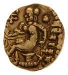 Gupta Empire, Chandragupta II, c. 380-413, AV dinar, 7.82 g. Horseman.
