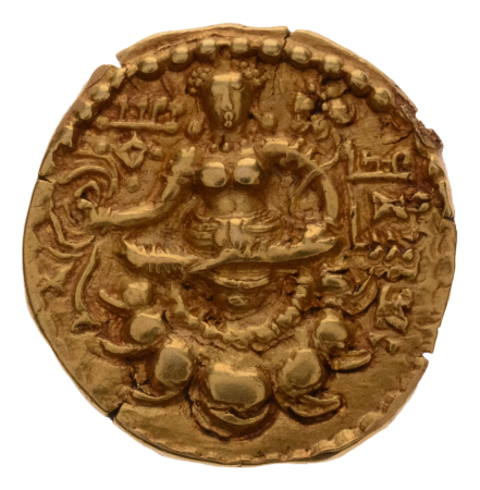 Gupta Empire, Chandragupta II, c. 380-413, AV dinar, 7.94 g. Archer.