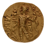 Gupta Empire, Chandragupta II, c. 380-413, AV dinar, 7.84 g. Archer.