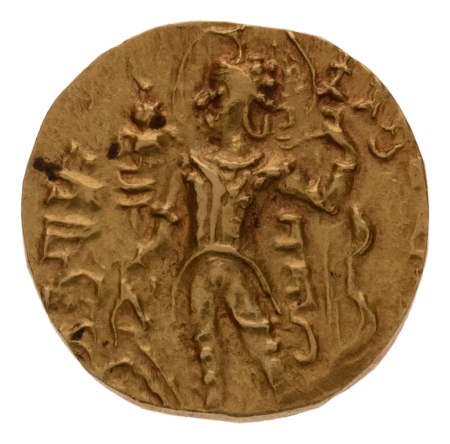 Gupta Empire, Chandragupta II, c. 380-413, AV dinar, 7.84 g. Archer.