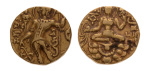 Gupta Empire, Chandragupta II, c. 380-413, AV dinar, 7.81 g. Archer.