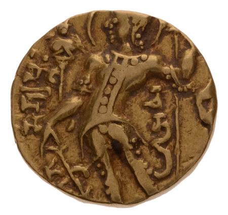 Gupta Empire, Chandragupta II, c. 380-413, AV dinar, 7.81 g. Archer.
