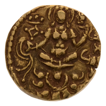 Gupta Empire, Chandragupta II, c. 380-413, AV dinar, 7.78 g. Archer.