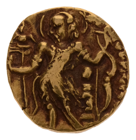 Gupta Empire, Chandragupta II, c. 380-413, AV dinar, 7.80 g. Archer.