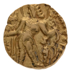 Gupta Empire, Chandragupta II, c. 380-413, AV dinar, 8.20 g. Archer.