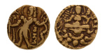 Gupta Empire, Chandragupta II, c. 380-413, AV dinar, 7.68 g. Archer.