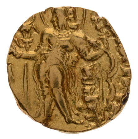 Gupta Empire, Chandragupta II, c. 380-413, AV dinar, 8.22 g. Archer.