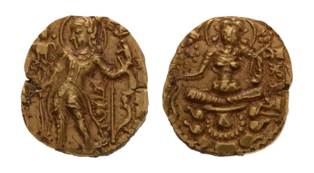 Gupta Empire, Skandagupta, c. 455-467, AV dinar, 9.22 g. Archer.