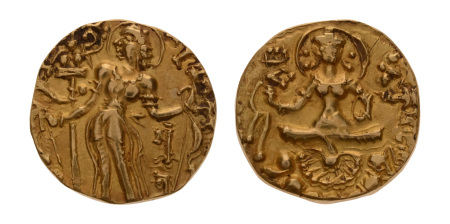 Gupta Empire, Skandagupta, c. 455-467, AV dinar, 9.01. Archer.