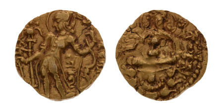 Gupta Empire, Skandagupta, c. 455-467, AV dinar, 9.26 g. Archer.