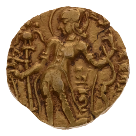 Gupta Empire, Skandagupta, c. 455-467, AV dinar, 9.26 g. Archer.