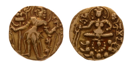 Gupta Empire, Skandagupta, c. 455-467, AV dinar, 9.09. Archer.