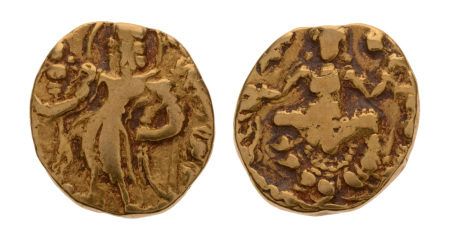 Gupta Empire, Kumaragupta I, c. 415-455, AV dinar, 7.66 g. Archer.