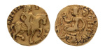 Gupta Empire, Kumaragupta I, c. 415-455, AV dinar, 8.13 g. Horseman.