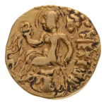 Gupta Empire, Kumaragupta I, c. 415-455, AV dinar, 8.13 g. Horseman.