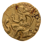 Gupta Empire, Kumaragupta I, c. 415-455, AV dinar, 7.97 g. Horseman.
