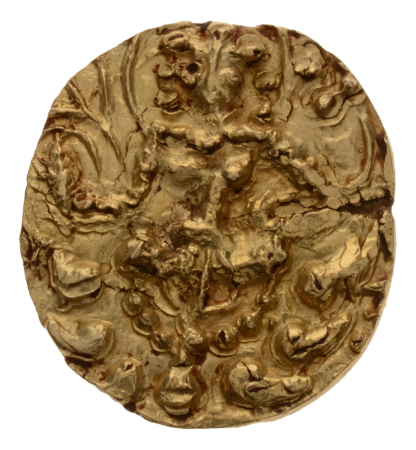 Gupta Empire, Huna kings, Srivikrama-Vikramadityah, c. early-6th century, AV dinar, 8.99 g. Archer.