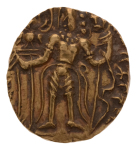 Gupta Empire, Huna kings, Srivikrama-Vikramadityah, c. early-6th century, AV dinar, 9.31 g. Archer.