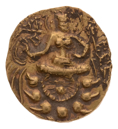 Gupta Empire, Huna kings, Srivikrama-Vikramadityah, c. early-6th century, AV dinar, 9.31 g. Archer.